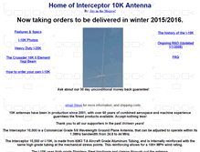 Tablet Screenshot of a1antennas.com